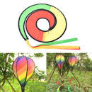 Rainbow Stripe Windsock Hot Air Balloon Wind Spinner Garden Yard Outdoor Deco â„–#