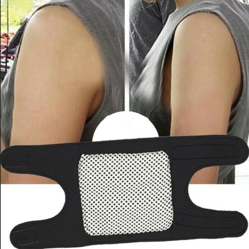 Magnetic Therapy Self-Heating Arm Elbow Brace Support Belt Tourmaline Pain  U2I4
