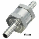 4pcs 6/8/10/12mm 4 Size Valves Aluminium Alloy Fuel Non Return Check Valve