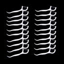 20pcs Dental Floss Flosser Picks Teeth Toothpicks Stick Oral Care Tooth Clean 3C