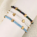3Pcs/Set Women Star Beads Foot Chain Anklet Bracelet Beach Jewelry Gift