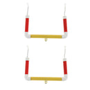 Pet Bird Parrot Cage Hanging Birds Stand Wood Swing Perch M