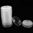 10 Pcs 70mm Plastic Sterile Vented Petri Dish Shatter-Resistant
