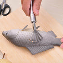 Fruit Coconut Shaver Kitchen Fish Cleaning Scales Scraper Tool Stainless Steel