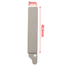 5pcs Car Key Blade Uncut Replacement Car Key Blade Blank Without Chip for  BX