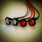 2 Red 2 White LED Lights Lampshade for 1/10 1/8 RC Crawler RC4WD Axial ACS10