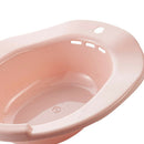 2x Sitz Bath Tub Basin for Maternity Women Hemorrhoids Personal Care Pink