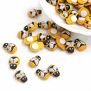 Wholesale 100Pcs Home Decor Mini Bee Wooden Sponge Self-Adhesive Wall Stickers