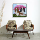 5D DIY Diamond Painting Umbrella Dogs Full Drill Animal Picture Embroidery