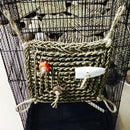 Bird Parrot Parakeet Budgie Cockatiel Cage Grass Hammock Swing Hanging Bite Chew