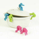 The Lid With Soup Pot 6 Piece Kitchen Tool Cover Stand Heat Resistant Brack A7N5