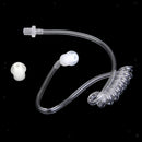 Replacement Coil Tube, Clear Twist On Acoustic Audio Tube with Earbuds Eartips