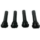 TR413 Snap-in Tire Valve Stems Short Black Rubber Valve Practical
