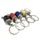 Creative Auto Tuning Part Gearshift Turbo Key Chain Car Turbine Keychain Keyring