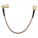 6" SMA Male to SMA Right Angle Male Plug Jumper Pigtail Cable RG316 H6Y9