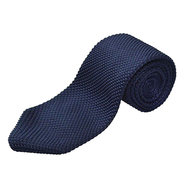 3x Men Formal Business Solid Knit Tie Classic Woven Necktie -Black,Red,Blue