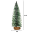 Simulation Mini Christmas Tree Ornament Home New Year Desktop Decor (25X9cm