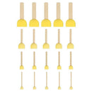 20pcs Children Drawing Toys Wooden Handle Sponge Painting Brushes Tools