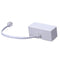 RJ11 Plug to Dual UK BT Telephone Socket Convertor C4J8
