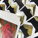 10 Sheets Photo Corners Self Adhesive Stickers, Photo Mounting Paper Corner Q5E1