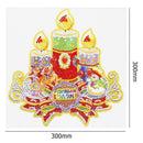 5D DIY Special Shaped Diamond Painting Christmas Candle Cross Stitch Kits