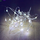 20 M 200 LEDs Always Bright Trumpet Solar Copper Light String Courtyard Lamp