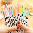 12colorS Cute Cartoon Milk Cow 0.38mm Fineliner Pens Marker Pen Gel Ink Pen
