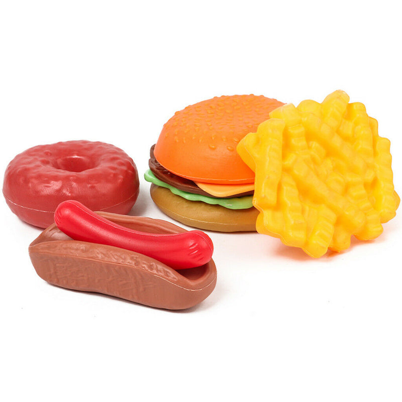 9pcs/Set Kids Toddler Fast Food Playset for Girls Boys Cooking Pretend Play