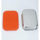 Portable Stainless Steel Lunch Box Silicone Lid Bento Food Container Crisper