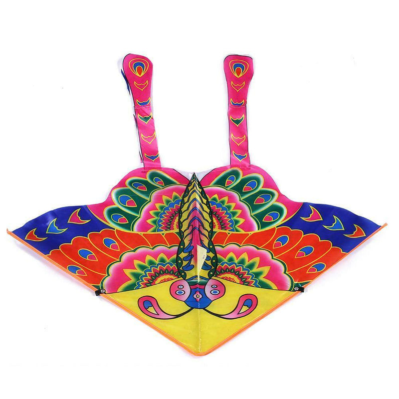 90x50cm Bright Cloth Colorful Butterfly Kite Outdoor Foldable Kites (C)