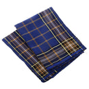 12x Mens Plaid Cotton Hankerchief Wedding Party Hankie Hand Towel 40x40cm