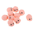 10 Pieces Mini  Heads Mold Bald Head Sculpt With Big Eyes For 5inch Mini Bathing
