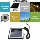 2W 12V Waterproof Garden Solar Power Panel LED Light Lamp Charger Wate NVG