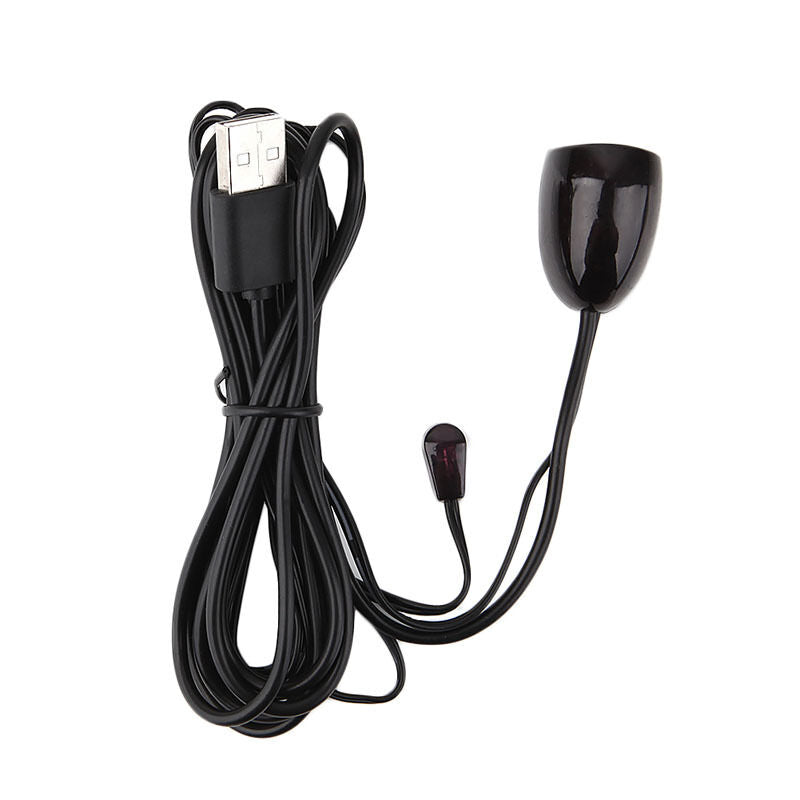 USB IR Infrared Remote Control Receiver Adapter Extender Repeater Emitter Cable