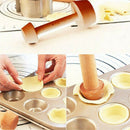 Wooden Egg Tart Tamper Double Side Pastry Egg Tart Pusher Mold Baking ToolsB Cy