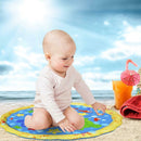 1m PVC Water Spray Pad Inflatable Water Sprinkling Mat Beach Sand Toys