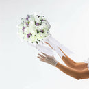 1x Artificial Rose Bouquet for Wedding Bridal Bridesmaid Flower Girls