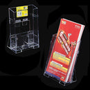 Brochure Desk Stand Clear Acrylic Pamphlet Display Durable Business Card Ho D5G5