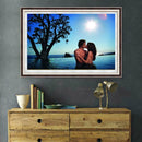 5D DIY Full Drill Diamond Painting Kissing Lovers Cross Stitch Embroidery