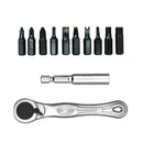 12Pcs Torx Screwdriver Set Multitul Mini Ratchet Wrench Close Quarter Ratch T6R9