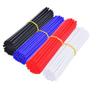 36x Black Universal Moto Dirt Bike Enduro Off Road Wheel RIM Spoke Skins covers-