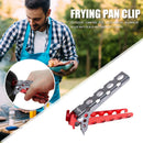 Camping Anti-Scald Pot Pan Bowl Gripper Outdoor Handle Holder Clip (Red)