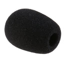 5 Pieces Microphone Sponge Windshields Wind Muff Protector Black for Meeting