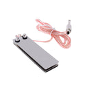 1X Stainless Steel Tattoo Foot Pedal Switch Control For Machine Gun Power`Supply