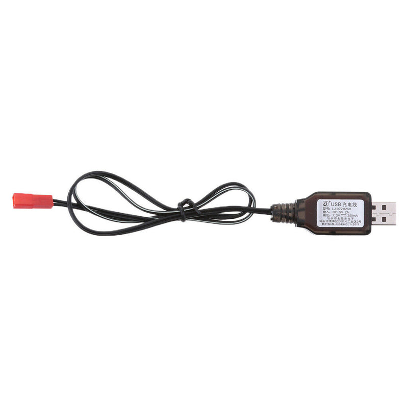 JST-2P USB Battery Charging Cable For RC 7.2 V Nimh Extension Cable