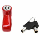 Motorcycle Disc Brakes Rotor Lock Security Bicycle Lock - Red