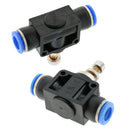 2PCS 10mm 12mm Pneumatic Restrictor Connector Valve Push in Type