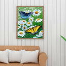 Flower 5D DIY Full Round Drill Diamond Painting Cross Stitch Art (B912)
