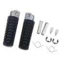 1 Pair Front Footpegs Rest Pegs Mini Pedals Fit for Kawasaki ZG1400 GTR1400