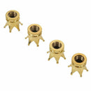 4 Pcs Universal King Queen Crown Car Truck Bike Tire Air Valve Stem Caps Wh